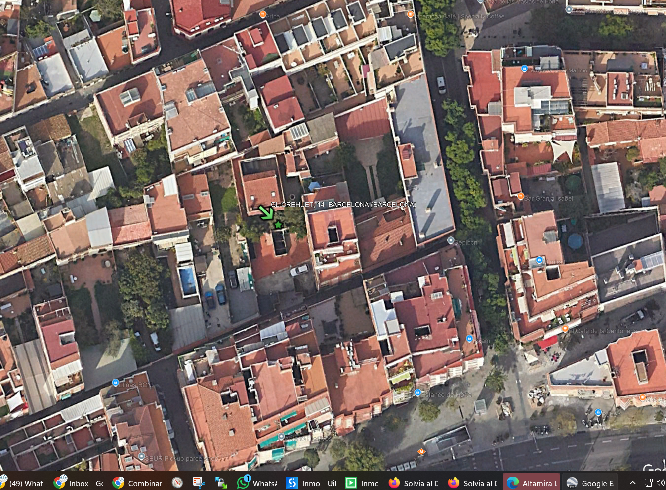 Exterior view of Land for sale in  Barcelona Capital