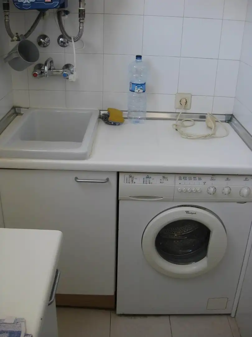 Baño de Piso de alquiler en Torremolinos con Aire acondicionado, Parquet y Terraza