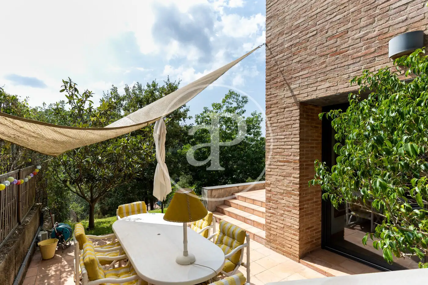 Terrace of Houses for sale in Sant Cugat del Vallès  with Air Conditioner, Heating and Private garden