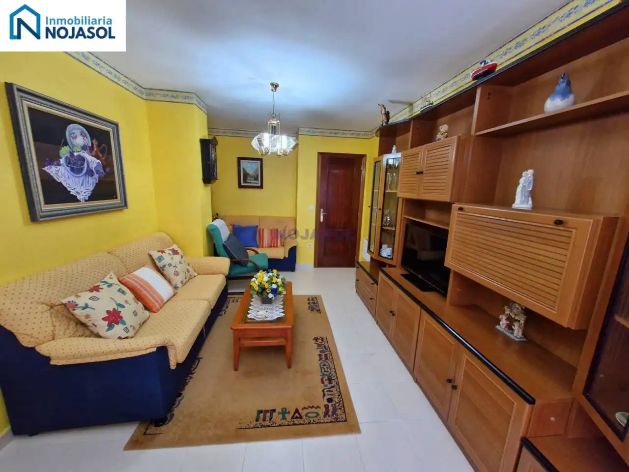 Sala de estar de Apartamento en venta en Noja con Jardín privado, Amueblado y Balcón