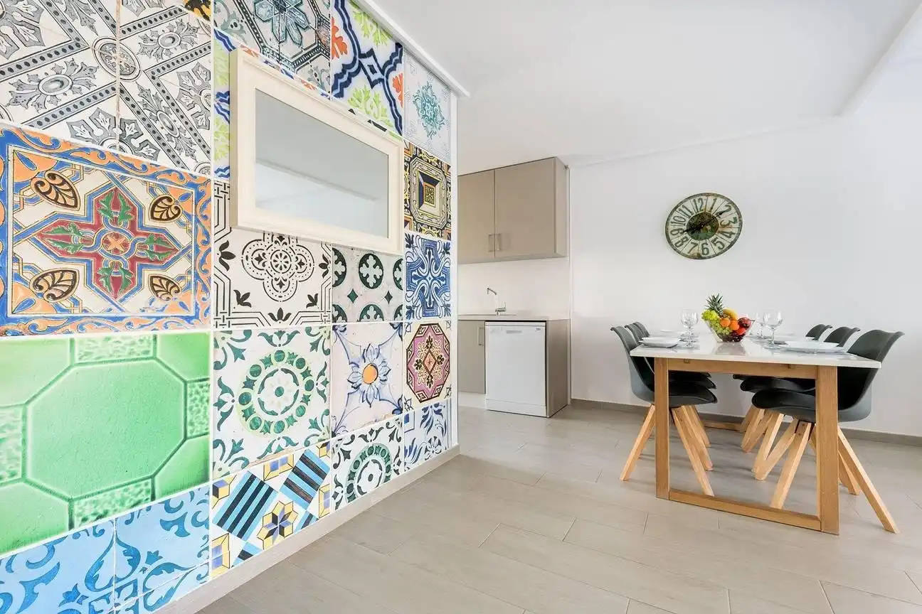 Cuina de Apartament en venda en Pilar de la Horadada amb Aire condicionat, Jardí privat i Piscina