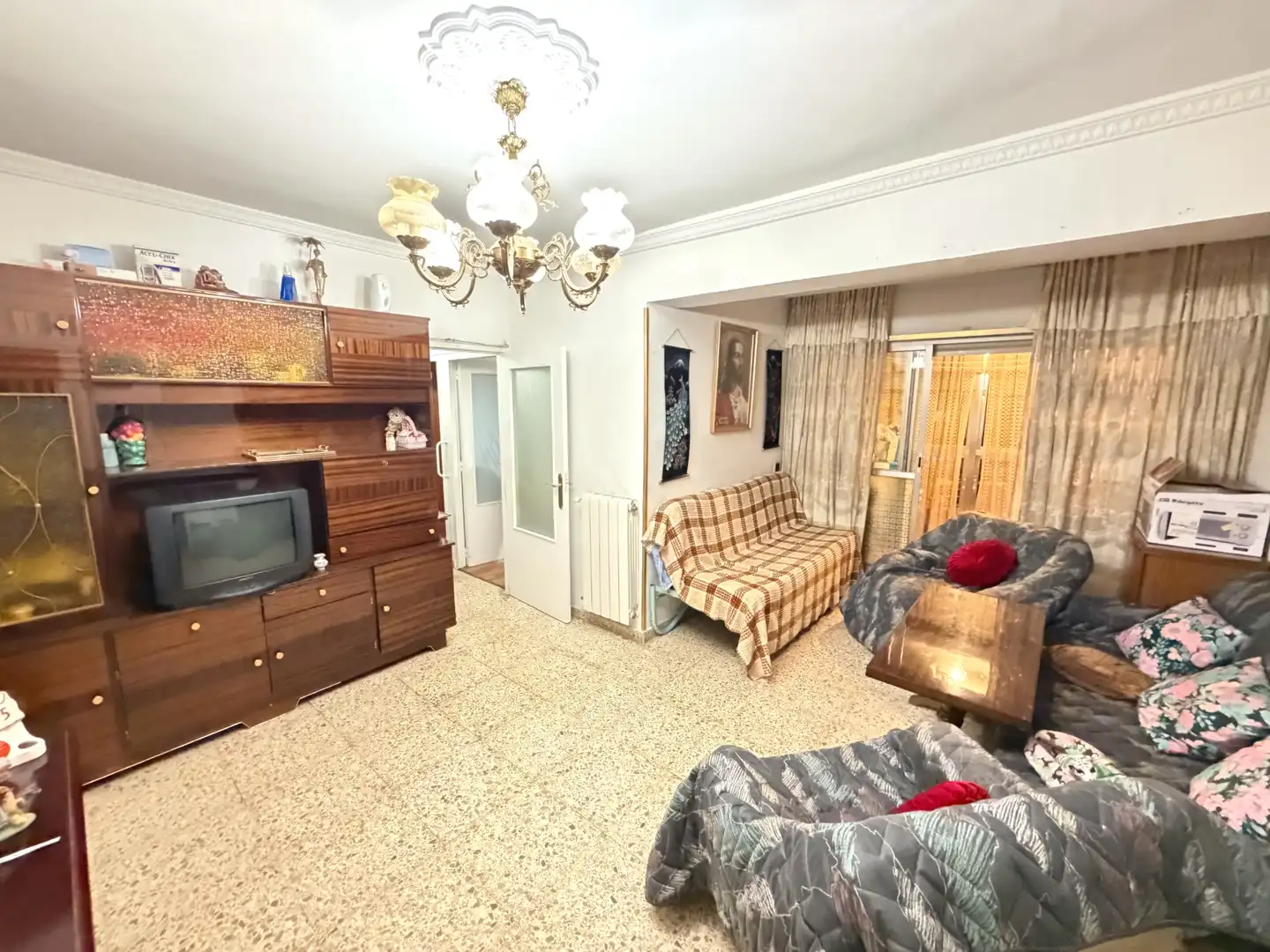 Living room of Flat for sale in Madrid