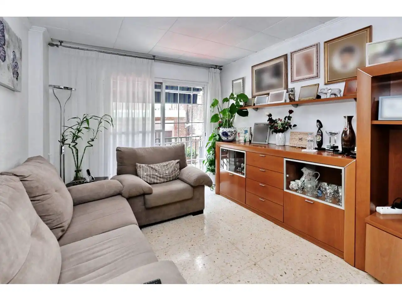 Sala de estar de Piso en venta en Barcelona con Aire acondicionado, Calefacción y Balcón