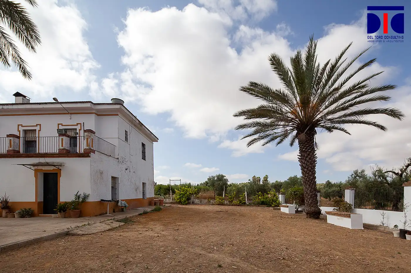 Vista exterior de Finca rústica en venta en Carmona con Jardín privado, Terraza y Piscina