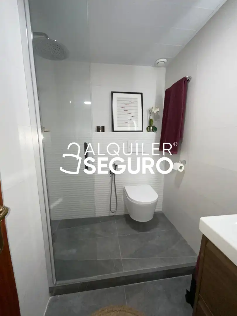 Bany de Pis de lloguer en Sevilla amb Aire condicionat i Terrassa