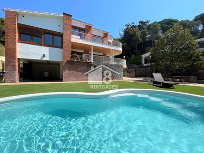 Exterior view of House or chalet for sale in Sant Pol de Mar  with Terrace and Swimming Pool