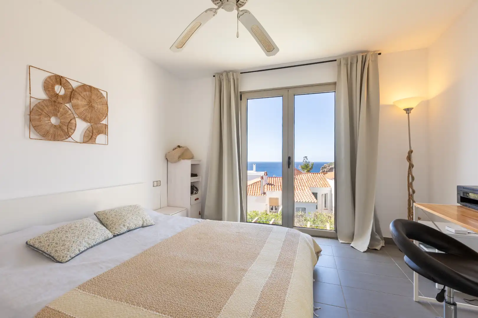 Schlafzimmer von Haus oder Chalet zum Verkauf in Maó - Mahón mit Klimaanlage, Heizung und Privatgarten