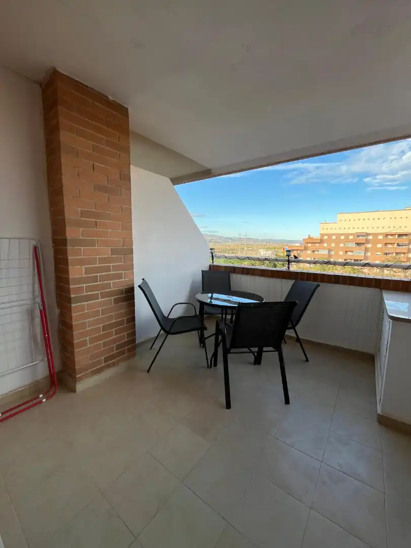 Terraza de Apartamento de alquiler en Oropesa del Mar / Orpesa con Aire acondicionado, Terraza y Amueblado