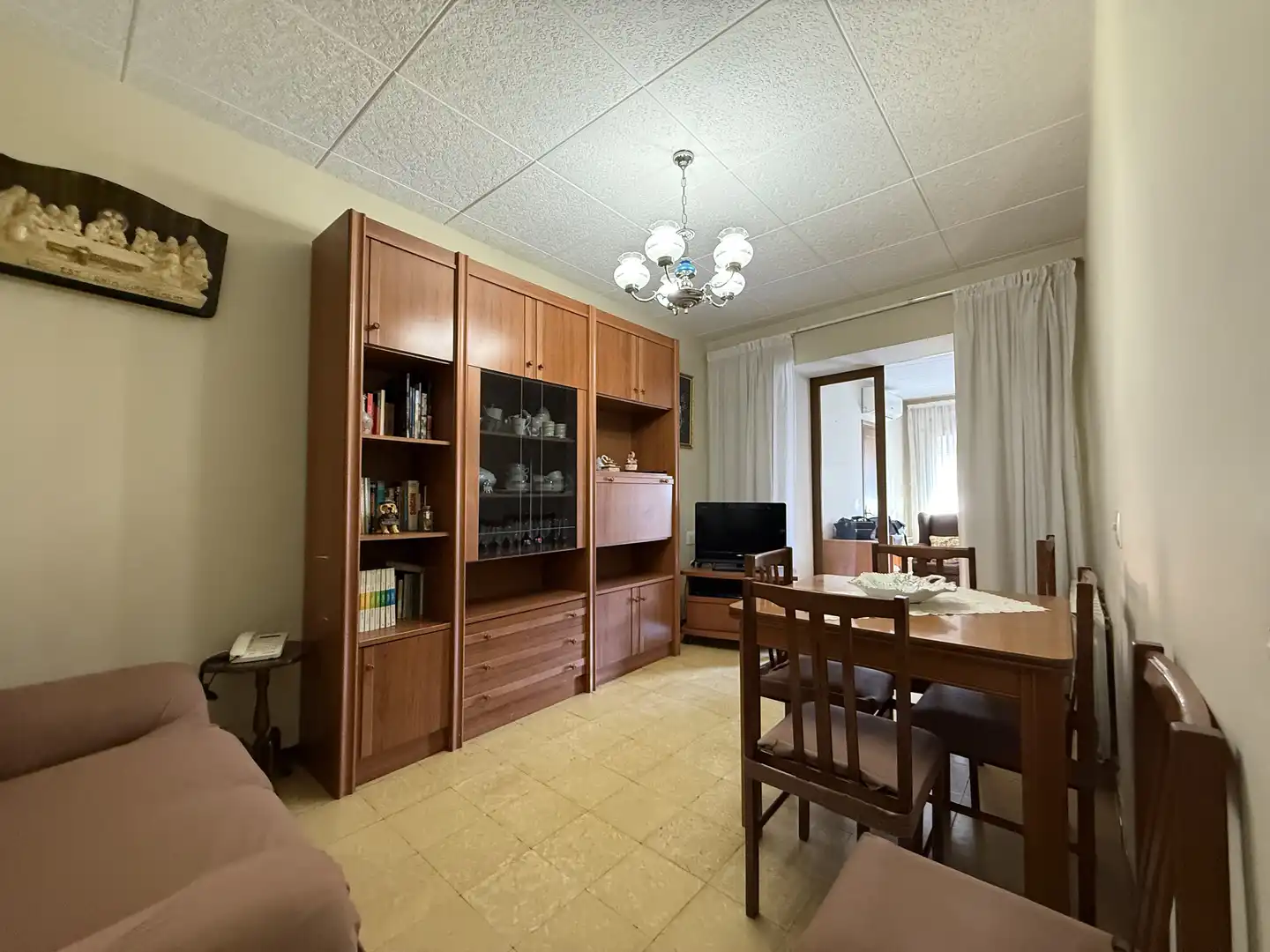 Wohnzimmer von Einfamilien-Reihenhaus zum Verkauf in Artesa de Lleida mit Heizung, Terrasse und Balkon