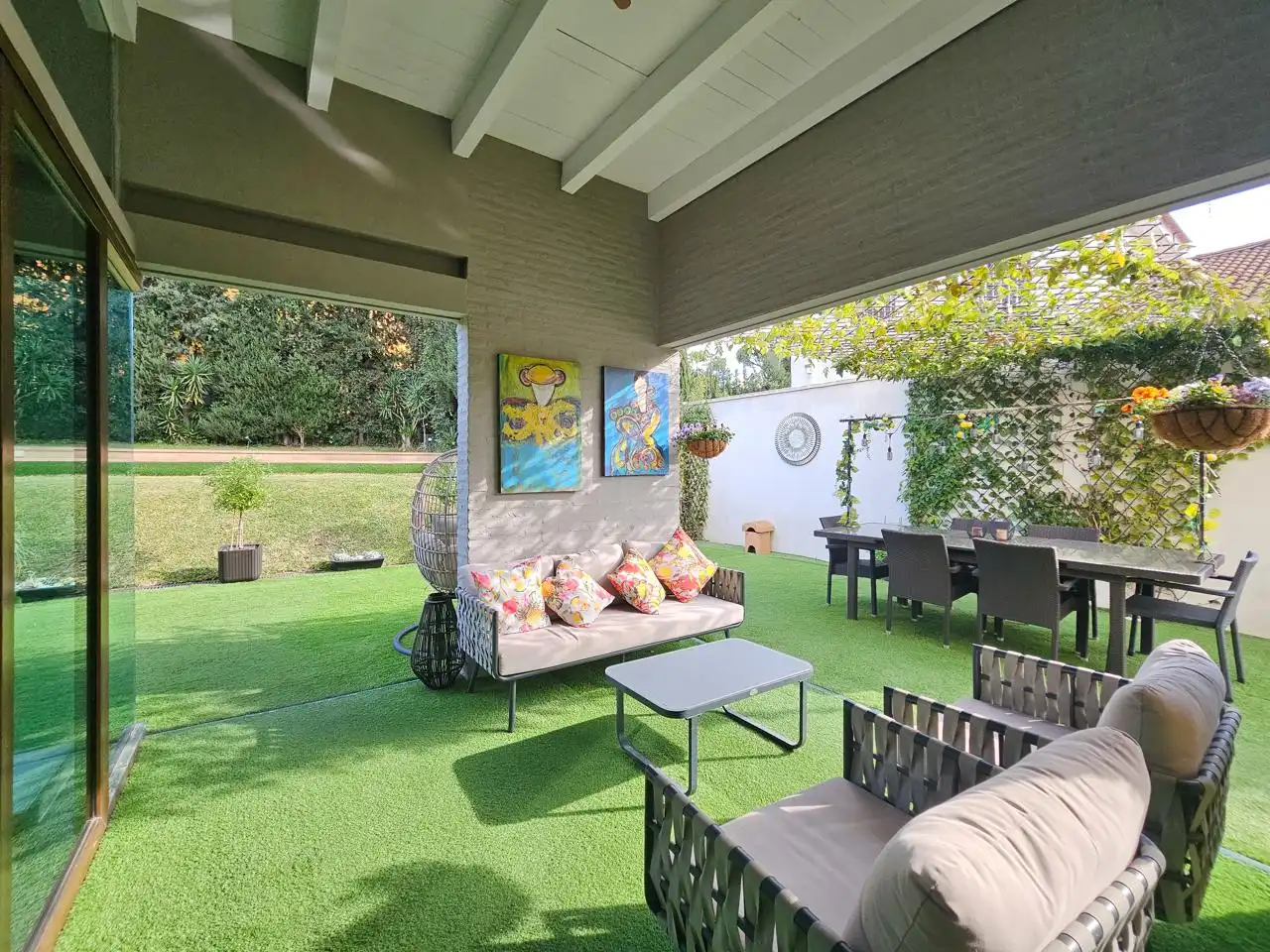 Terraza de Casa o chalet en venta en Montequinto con Aire acondicionado, Jardín privado y Terraza