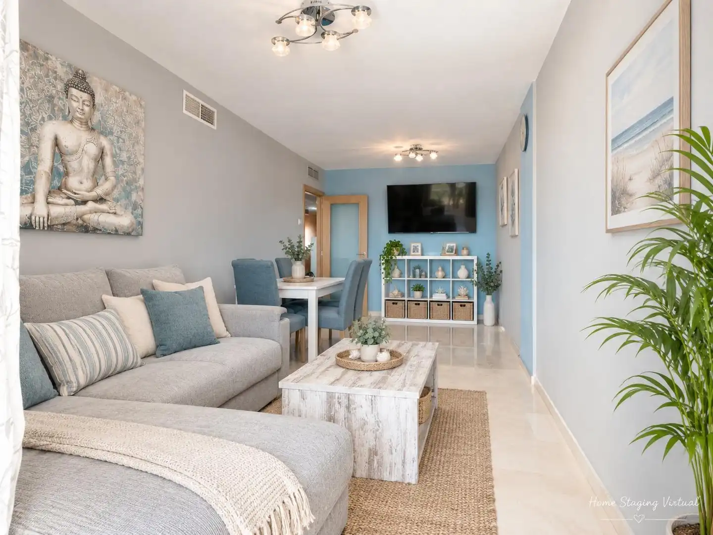Sala de estar de Planta baja en venta en Benissa con Piscina comunitaria