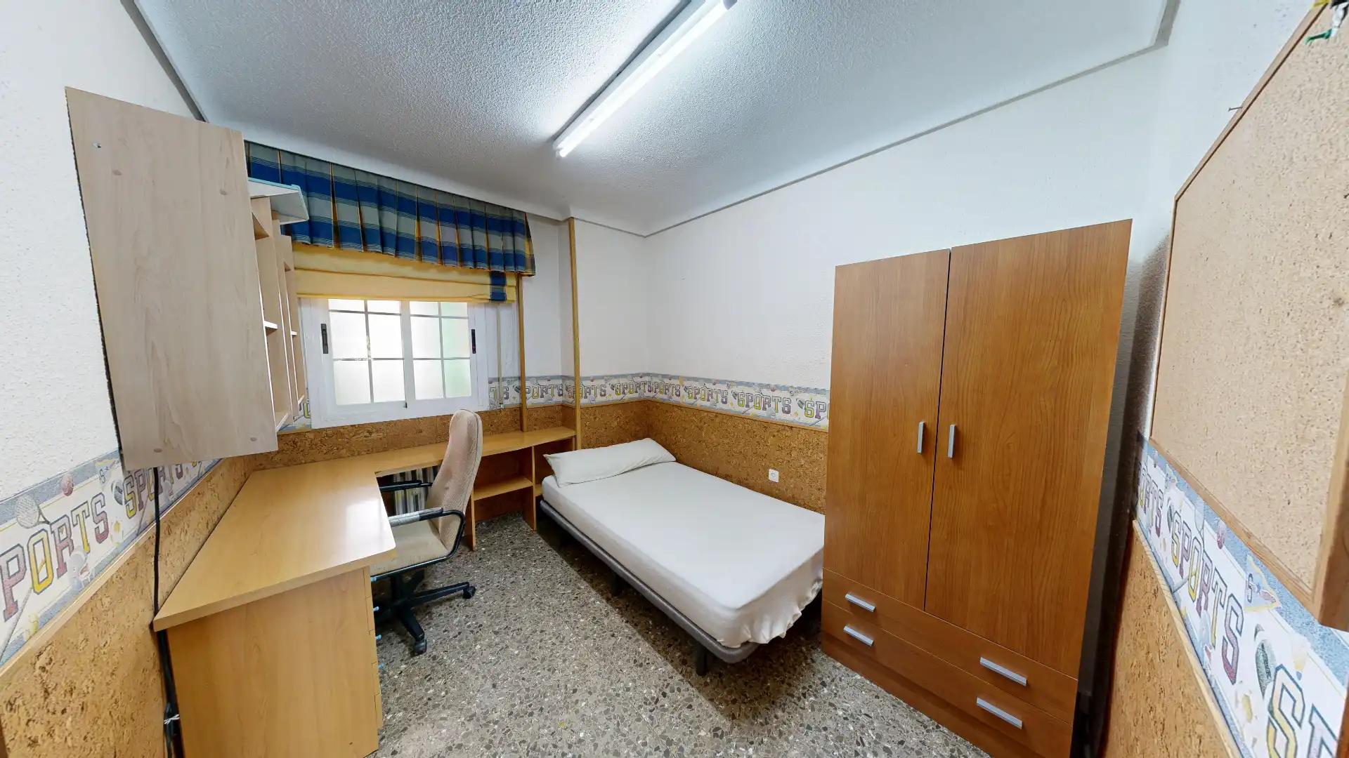 Bedroom of Flat for sale in Albacete  with Air Conditioner, Heating and Furnished
