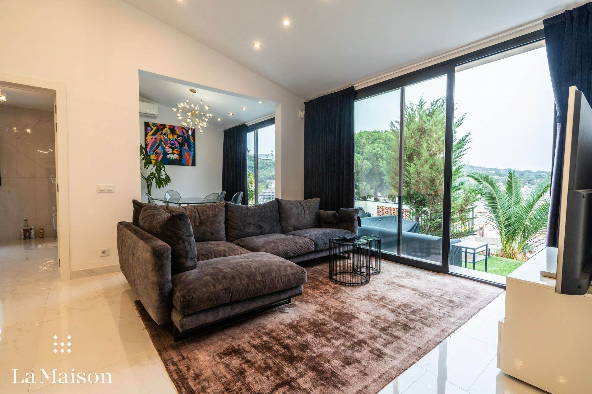 Living room of House or chalet for sale in Sant Andreu de Llavaneres  with Air Conditioner, Heating and Alarm