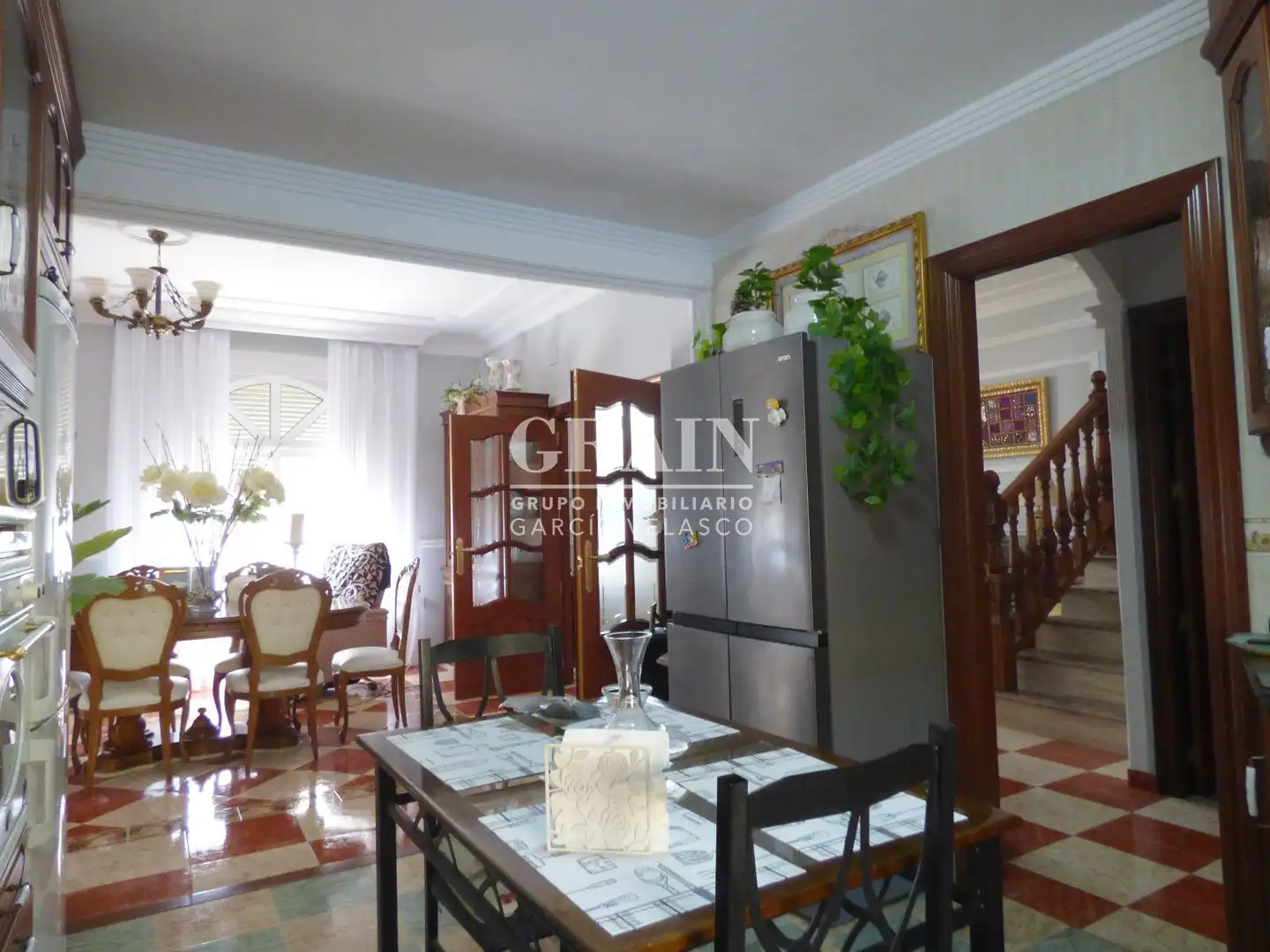 Dining room of Houses for sale in Albacete  with Air Conditioner, Heating and Private garden