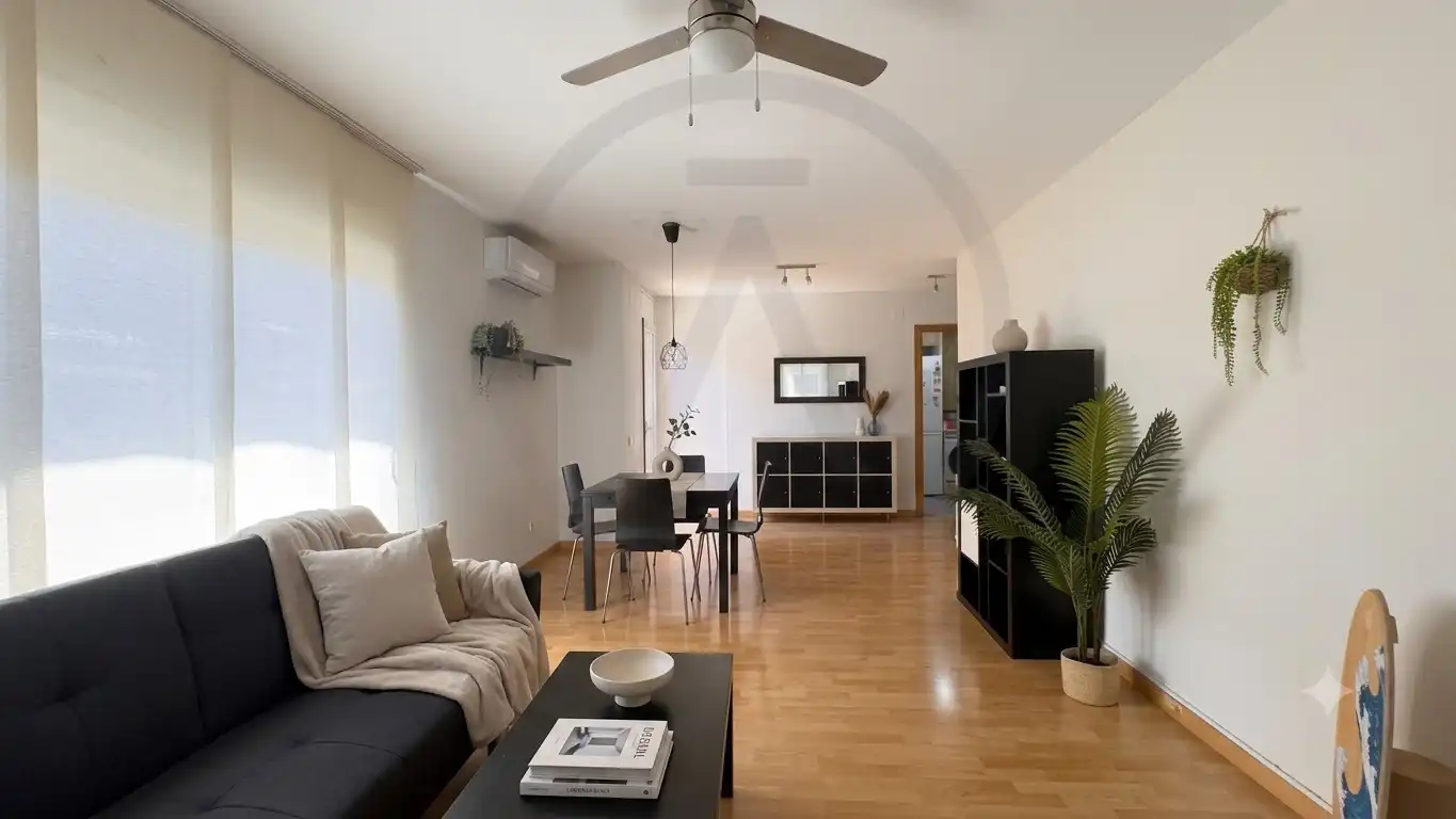 Sala d'estar de Pis en venda en Terrassa amb Aire condicionat, Calefacció i Parquet