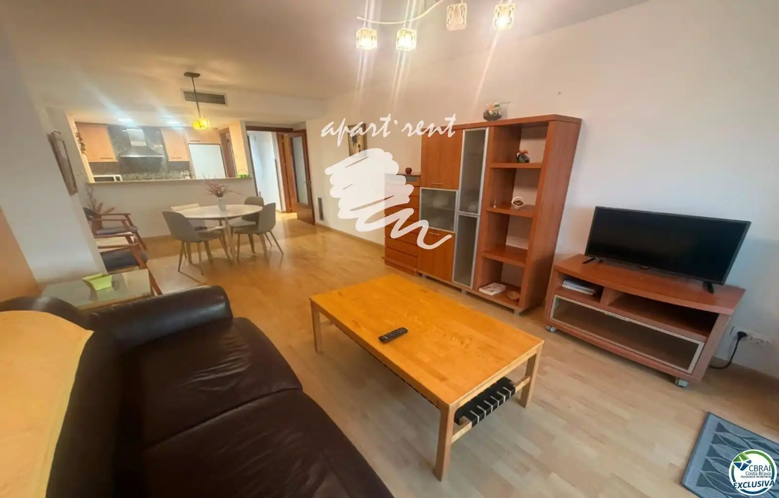 Sala de estar de Piso en venta en Roses con Aire acondicionado, Calefacción y Terraza