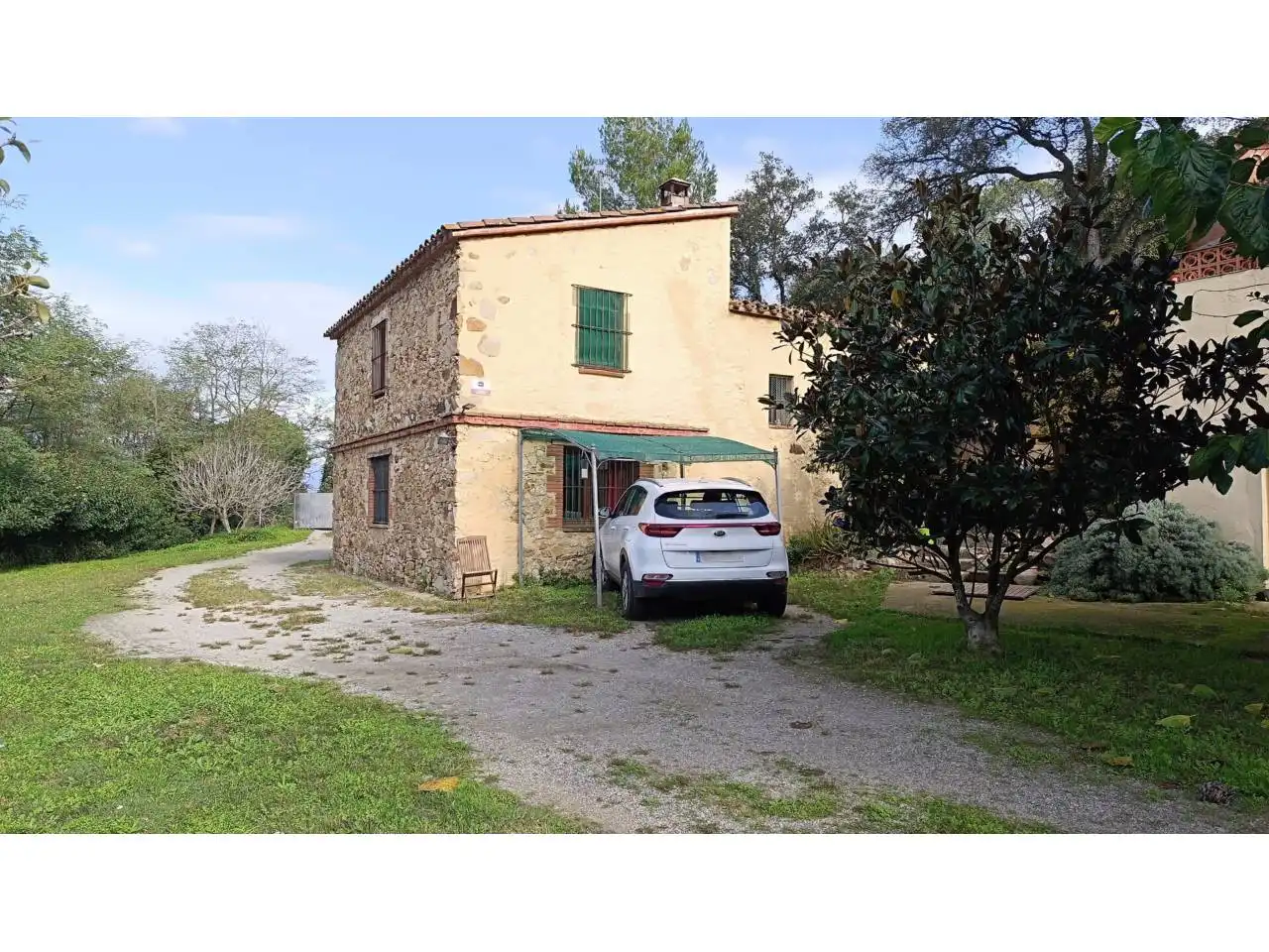 Vista exterior de Finca rústica en venta en Llinars del Vallès con Calefacción, Jardín privado y Terraza
