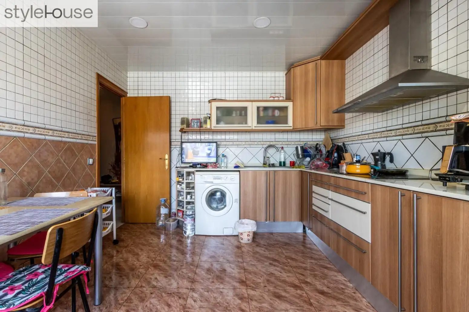 Kitchen of Houses for sale in Terrassa  with Parquet flooring, Terrace and Storage room