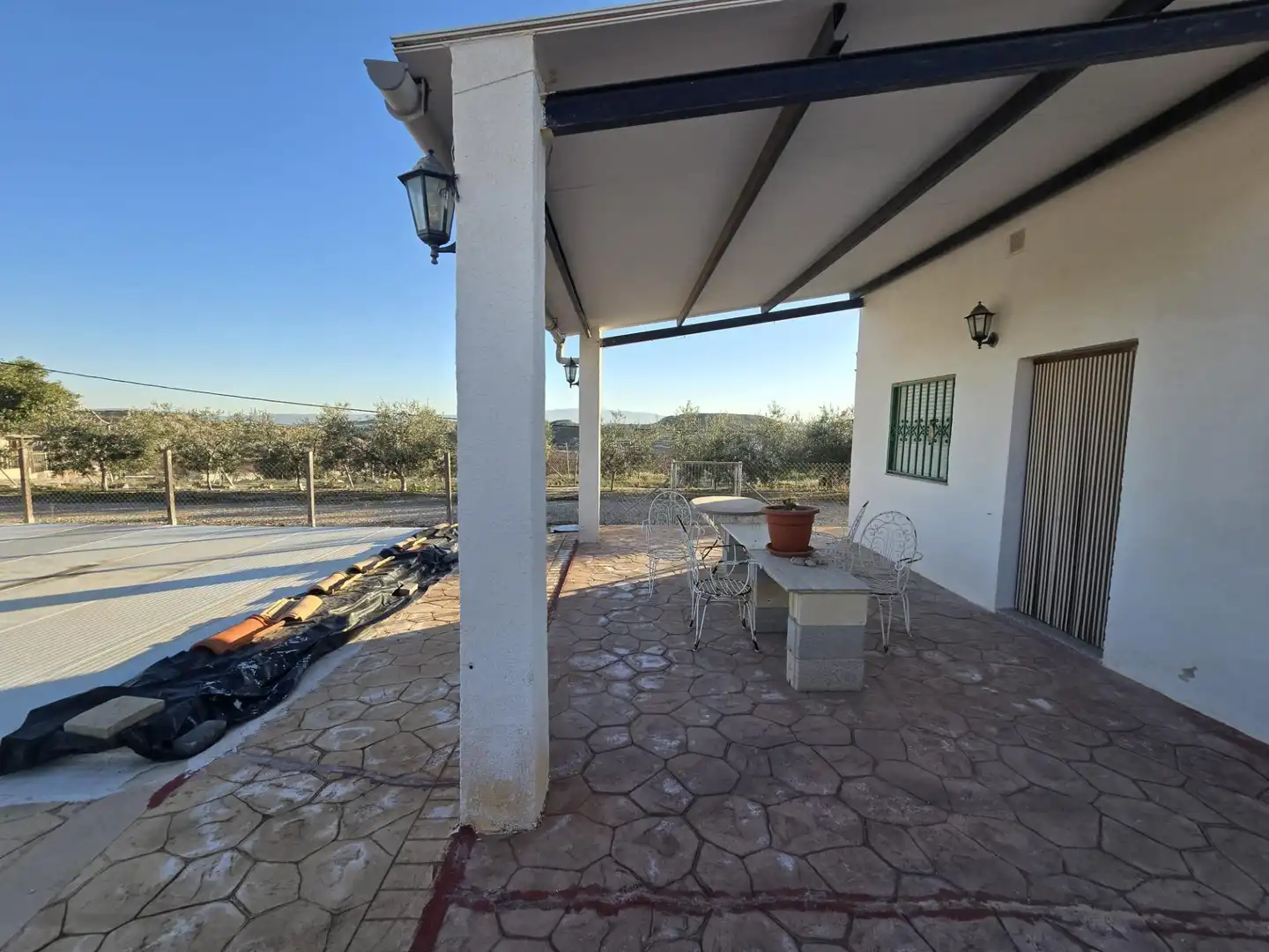 Terrassa de Casa o xalet en venda en Alguazas amb Jardí privat i Piscina comunitària
