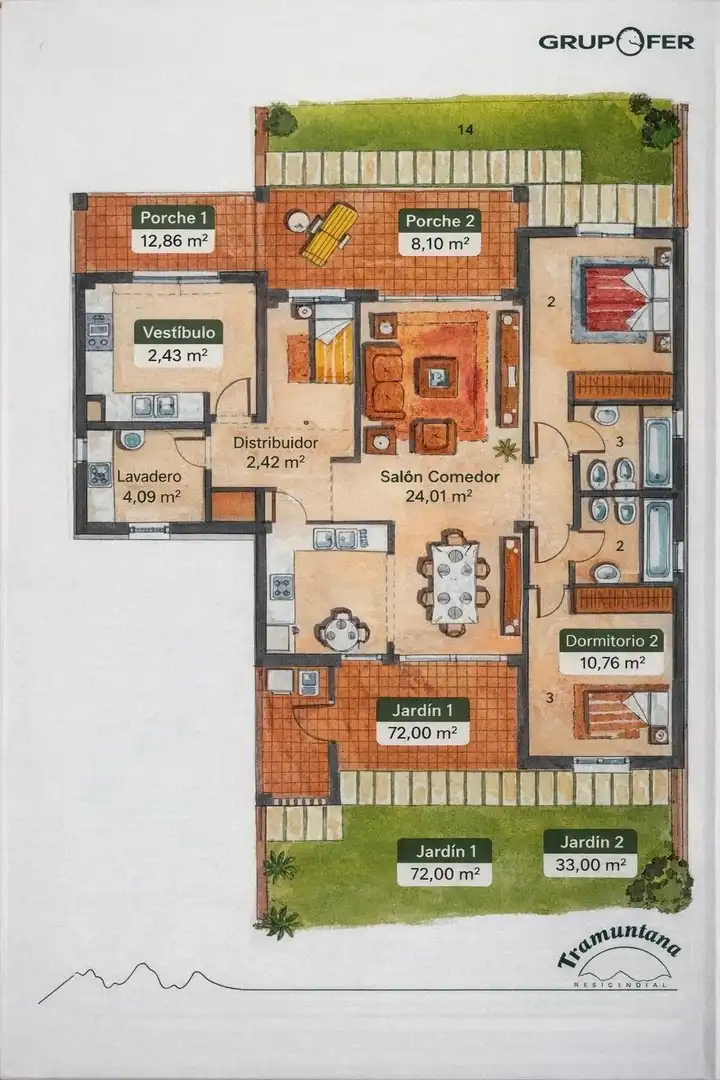 Planta baja en venta en Marratxí con Aire acondicionado, Jardín privado y Terraza