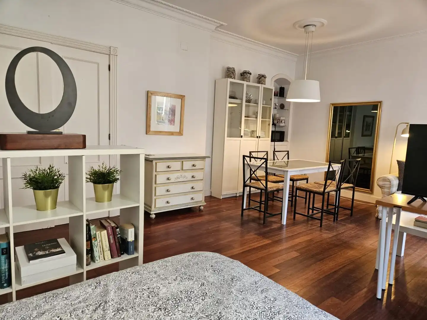Esszimmer von Wohnung zur Miete in Santander mit Heizung, Privatgarten und Parkett