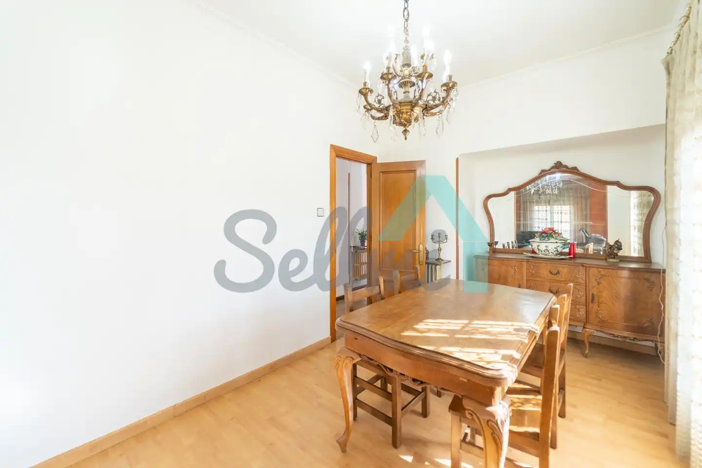 Esszimmer von Wohnung zum Verkauf in Oviedo  mit Heizung, Parkett und Terrasse