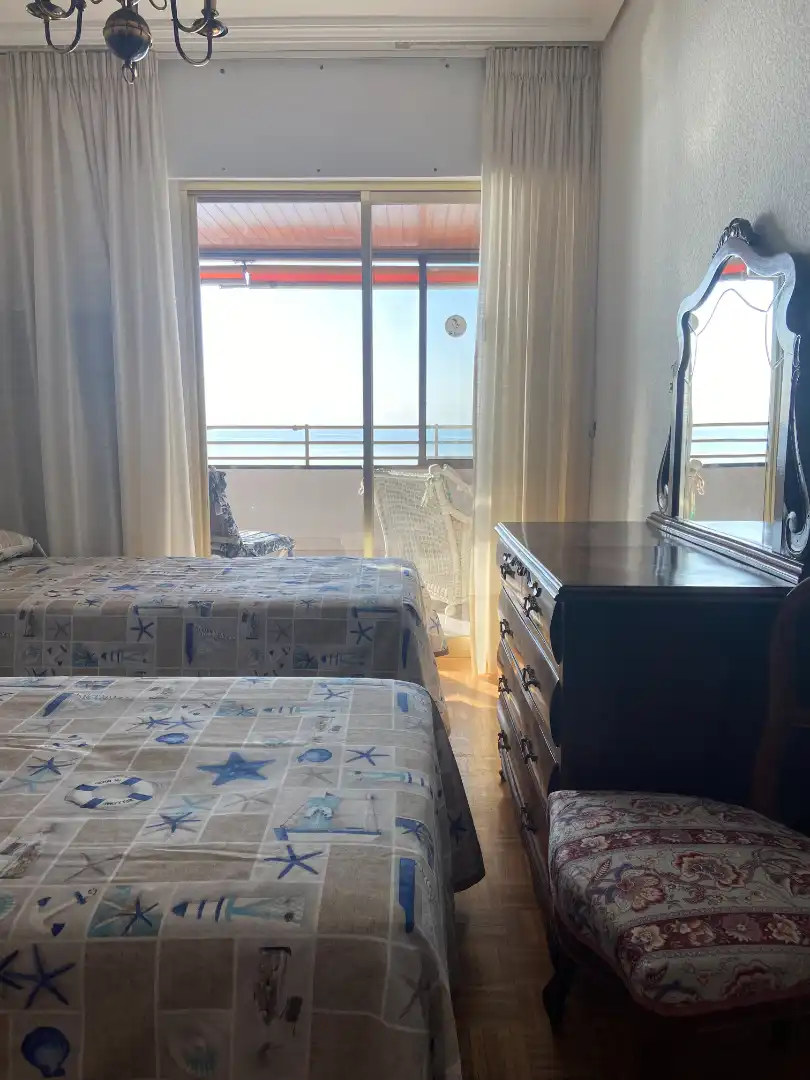 Bedroom of Flat for rent in Benidorm  with Heating, Parquet flooring and Terrace