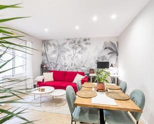 Sala d'estar de Apartament de lloguer en  Barcelona Capital amb Aire condicionat