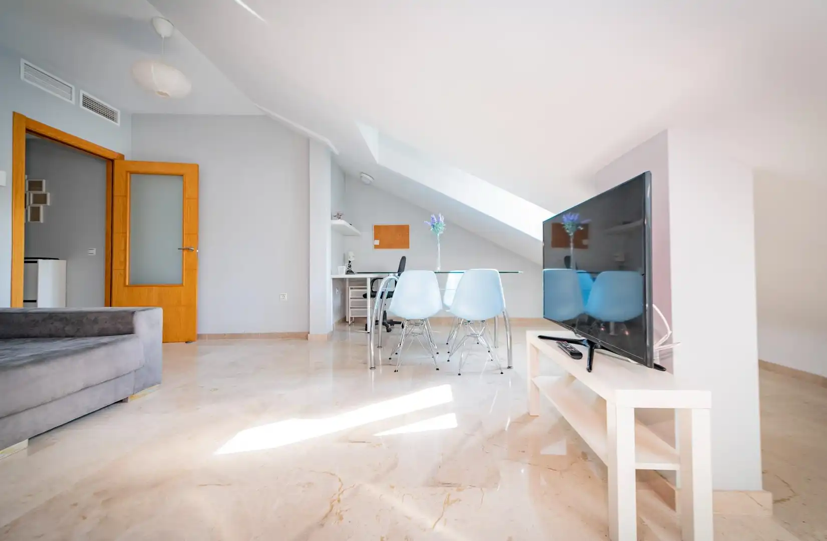 Sala d'estar de Àtic en venda en Antequera amb Aire condicionat