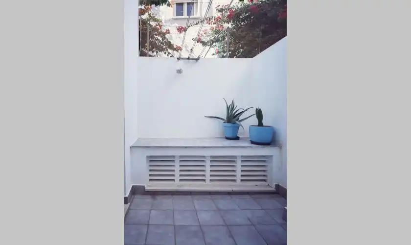 Jardín de Apartamento de alquiler en Carboneras con Aire acondicionado, Terraza y Amueblado