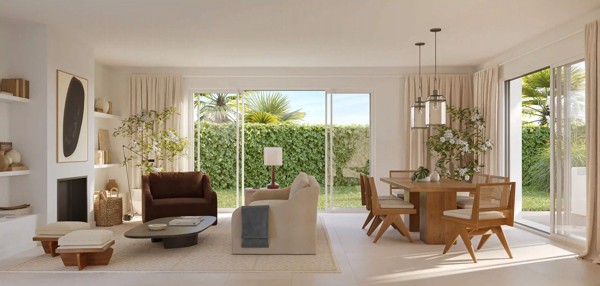 Sala de estar de Casa o chalet en venta en Sotogrande con Aire acondicionado, Calefacción y Terraza