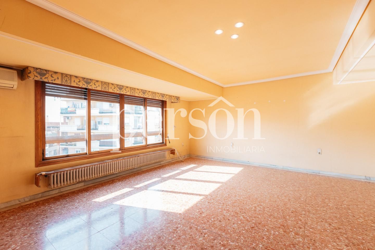 Living room of Flat to rent in  Valencia Capital  with Air Conditioner and Terrace