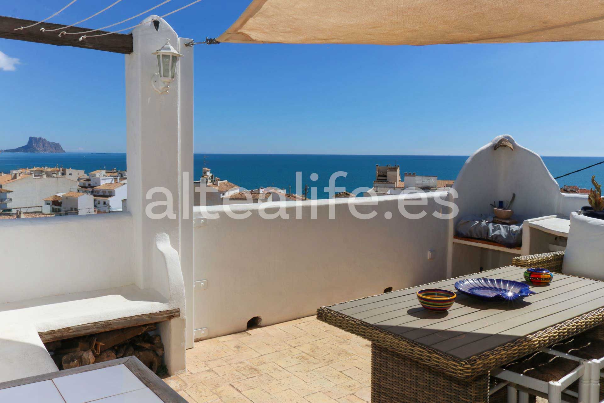 Terrace of Country house for sale in Altea  with Heating, Terrace and Balcony