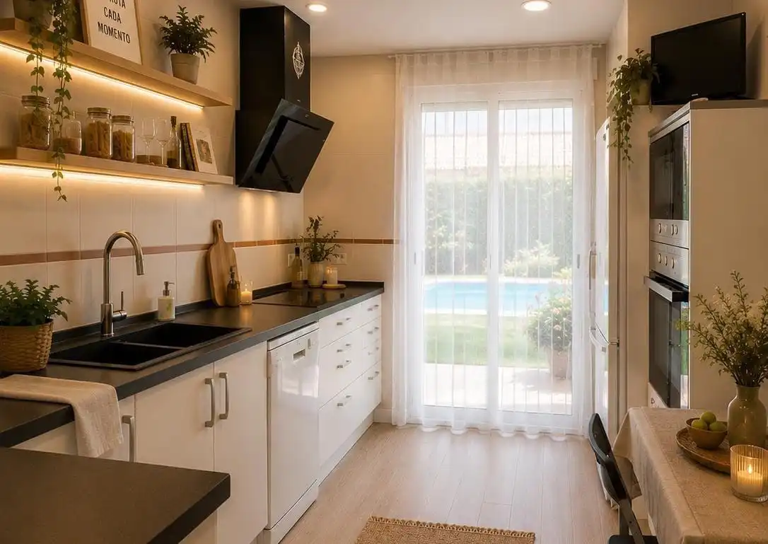 Cocina de Casa o chalet de alquiler en Uceda con Calefacción y Piscina comunitaria