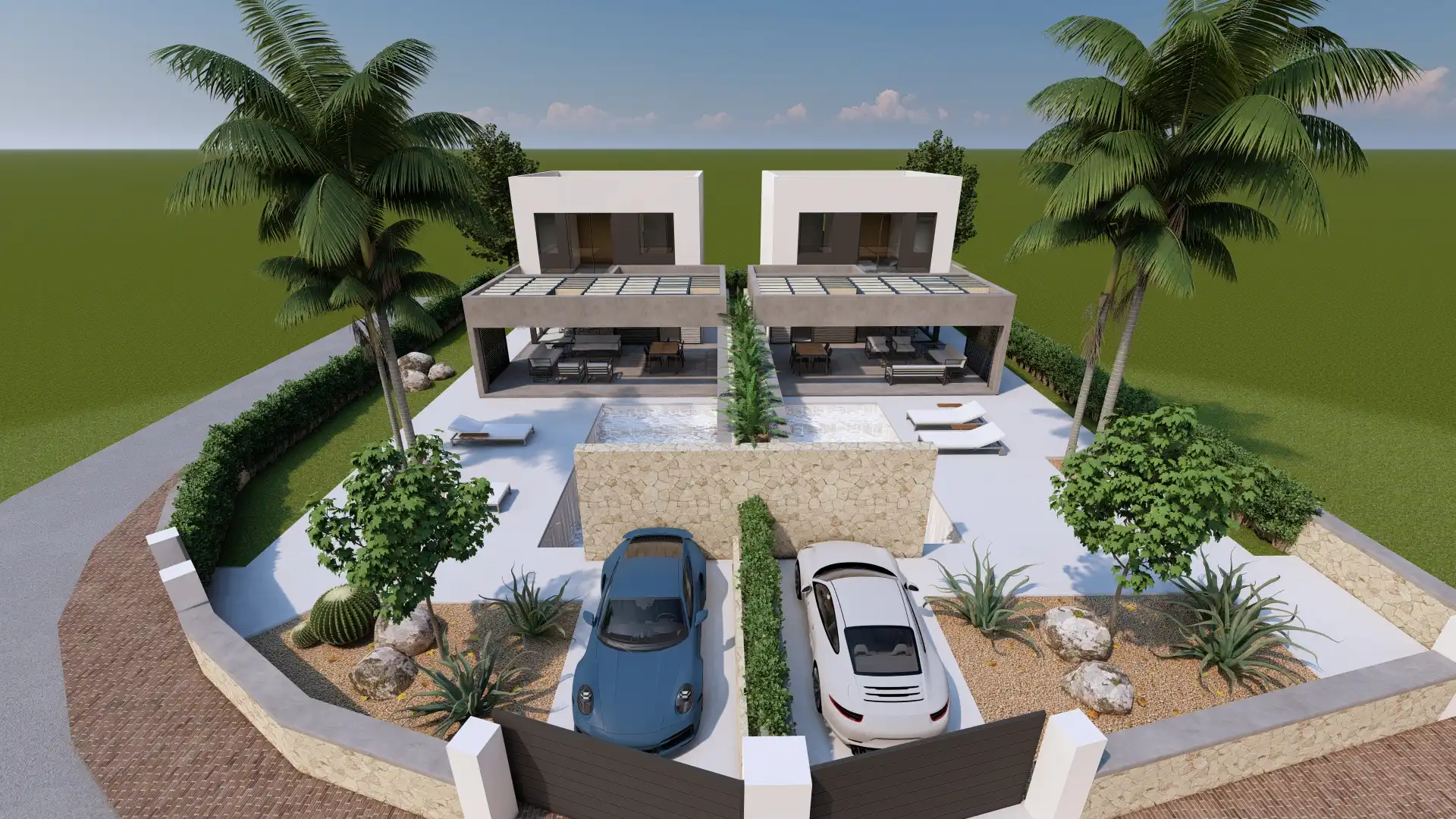Villa mit Pool zum Verkauf in Cala d'en Bosch - Serpentona