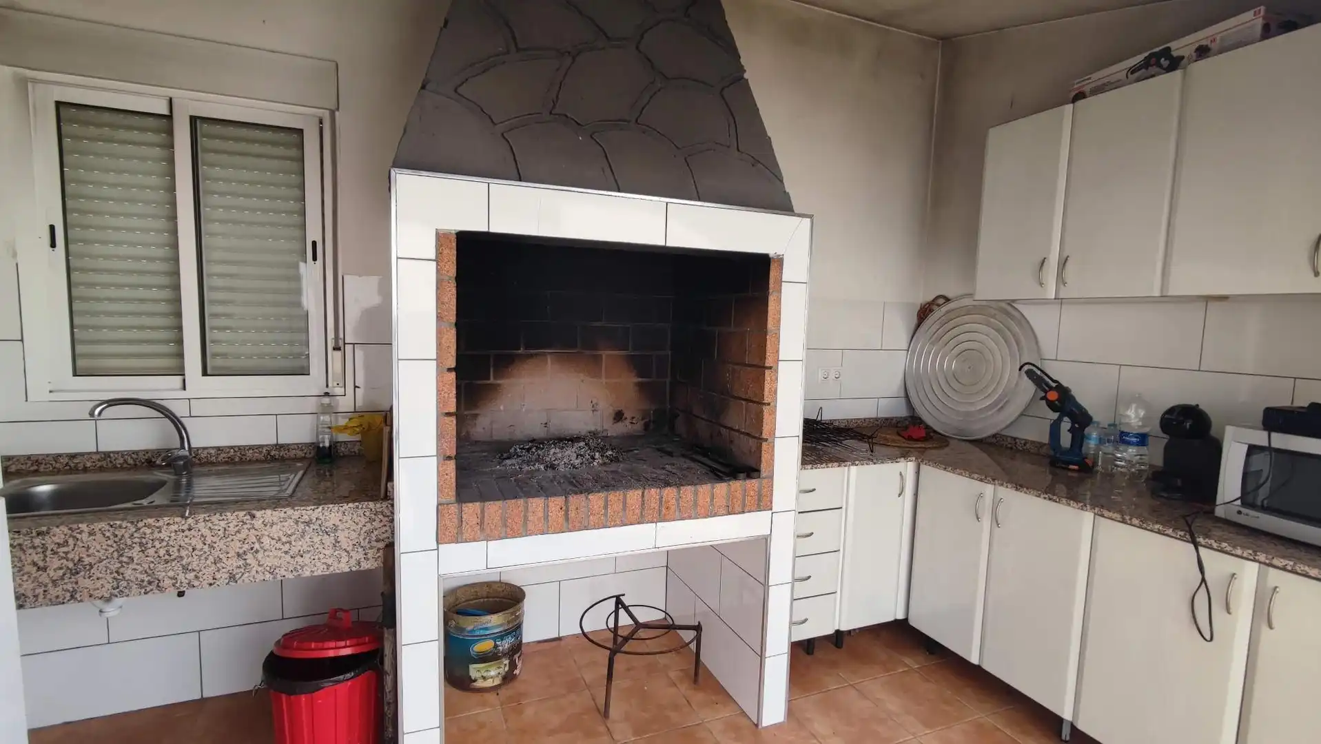 Cocina de Finca rústica en venta en Elche / Elx con Aire acondicionado, Terraza y Trastero