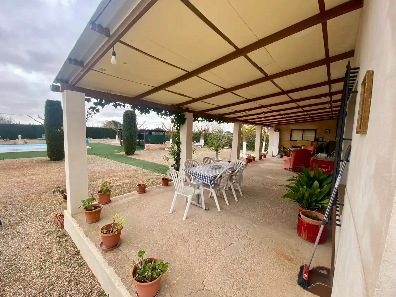 Terraza de Casa o chalet en venta en Villarrubia de los Ojos con Aire acondicionado, Calefacción y Jardín privado