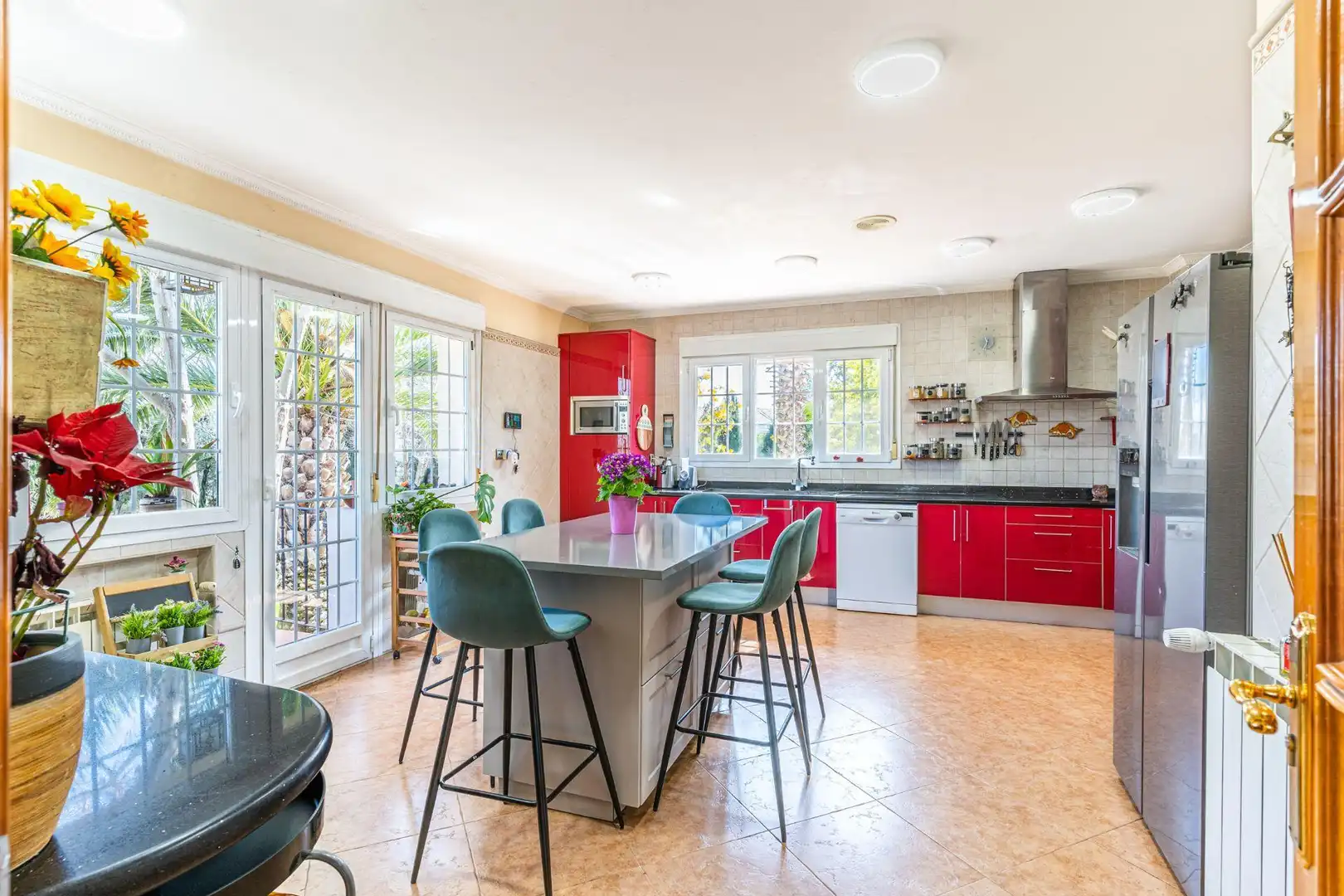 Cocina de Casa o chalet en venta en Fuente El Saz de Jarama con Aire acondicionado, Calefacción y Piscina