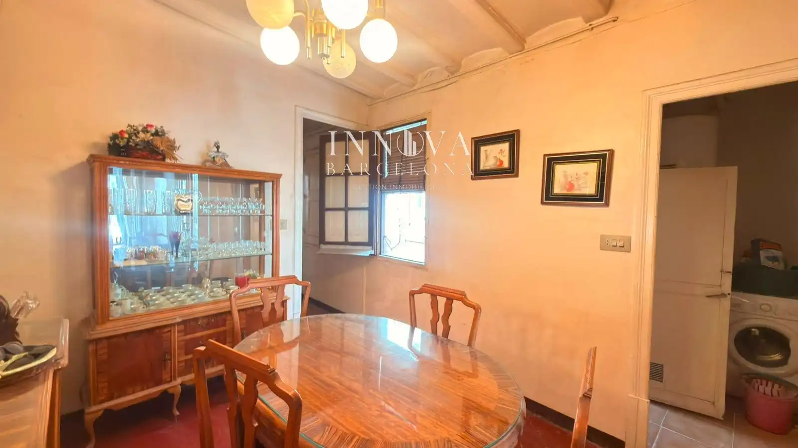 Comedor de Piso en venta en Barcelona con Terraza