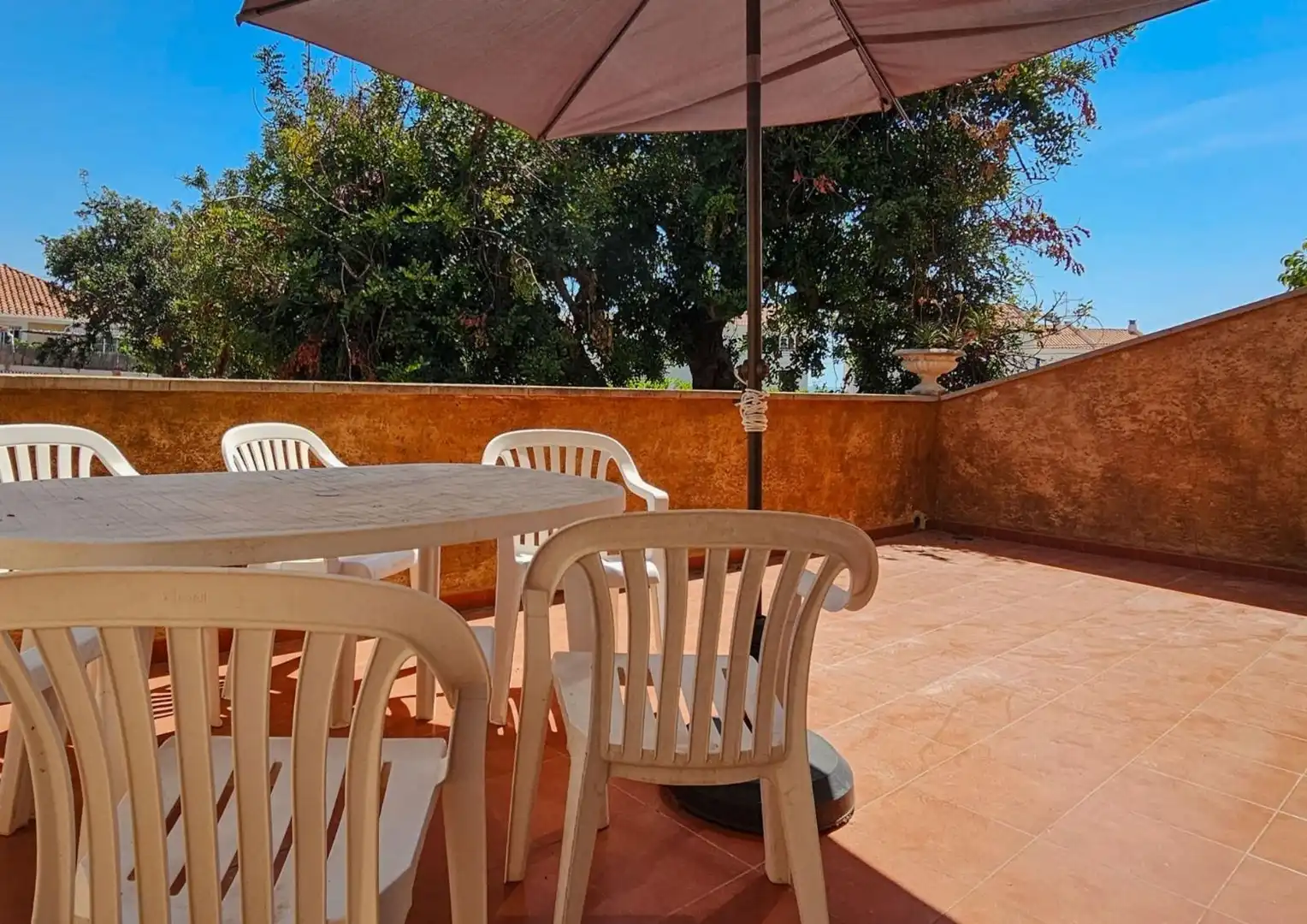 Terrassa de Casa adosada en venda en Alcanar amb Calefacció, Jardí privat i Terrassa