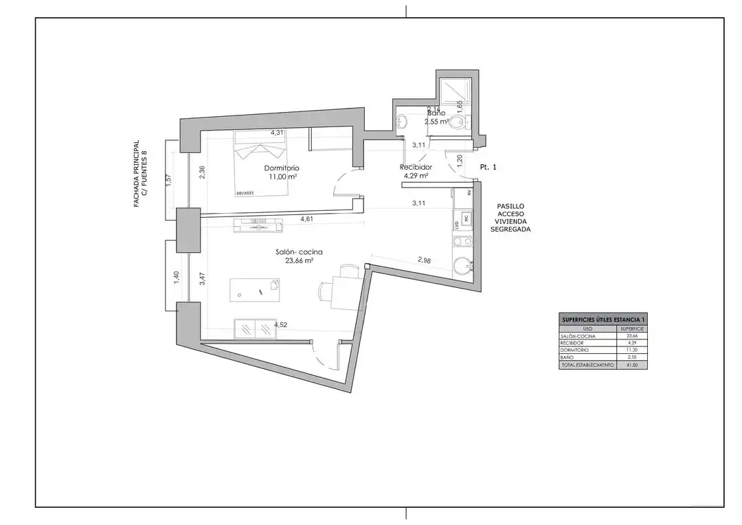 Flat for sale in Madrid  with Air Conditioner, Heating and Balcony
