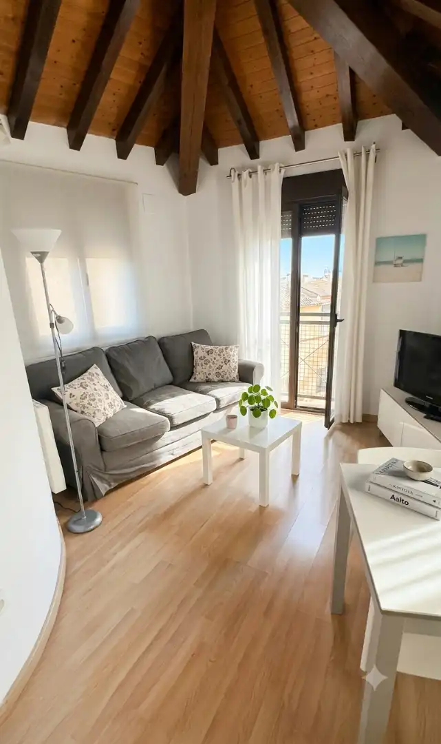 Living room of Apartments for rent in Toledo  with Air Conditioner, Heating and Parquet flooring
