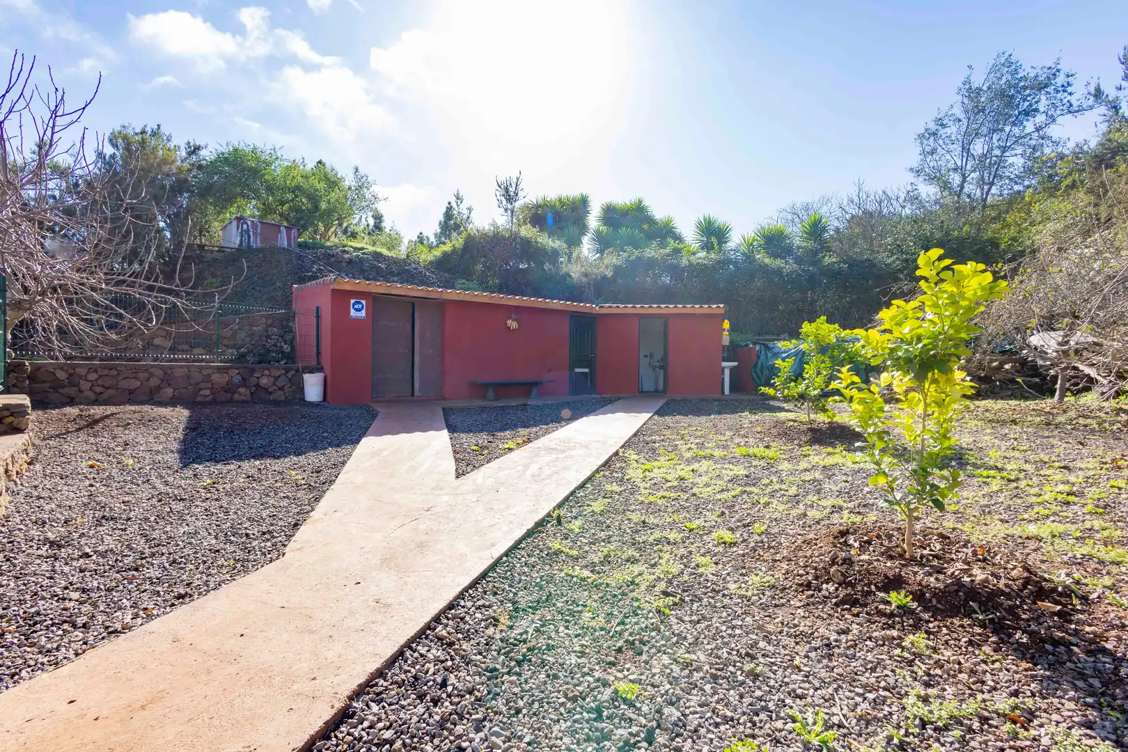 Jardí de Finca rústica en venda en El Tanque amb Calefacció, Jardí privat i Terrassa