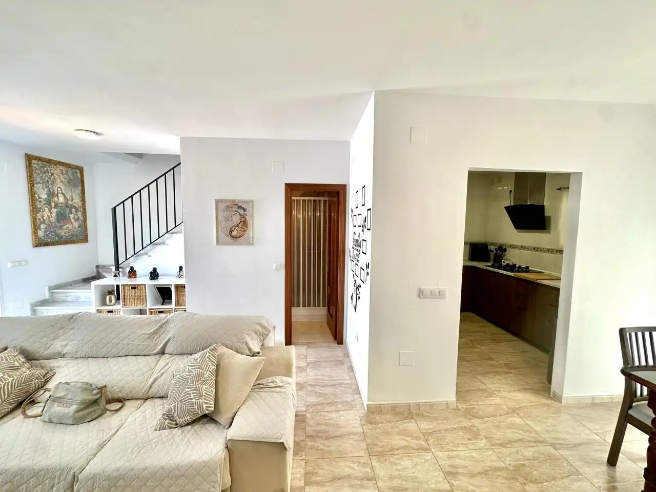 Sala de estar de Casa adosada en venta en Fuente de Piedra con Aire acondicionado, Terraza y Piscina comunitaria