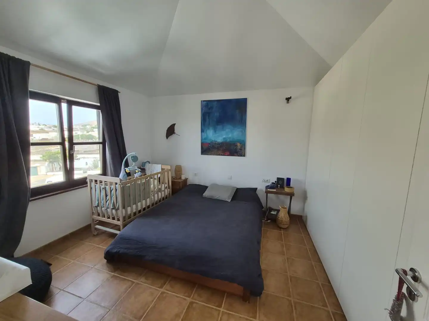 Dormitori de Casa o xalet en venda en San Bartolomé amb Aire condicionat, Jardí privat i Terrassa