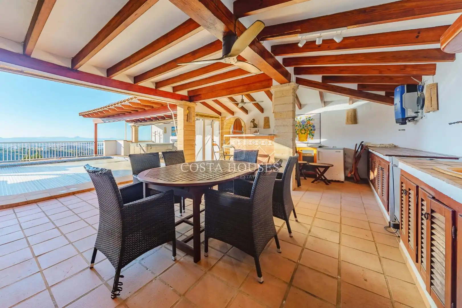 Terrace of Houses for sale in Dénia  with Air Conditioner, Heating and Private garden