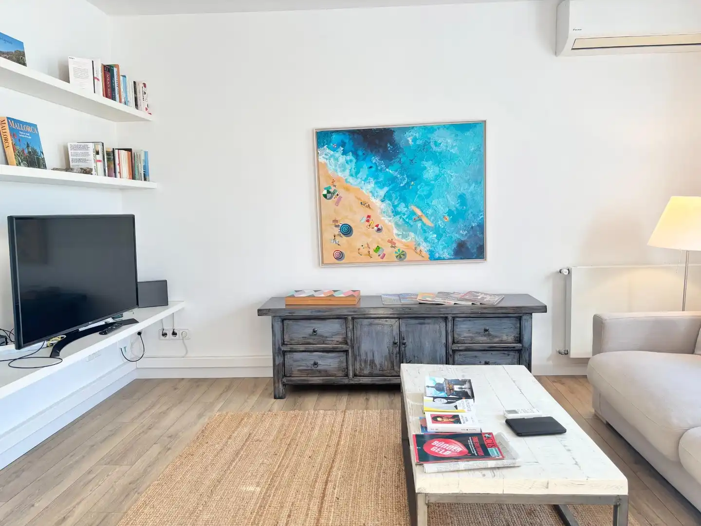 Sala de estar de Casa o chalet en venta en Llucmajor con Aire acondicionado, Calefacción y Jardín privado