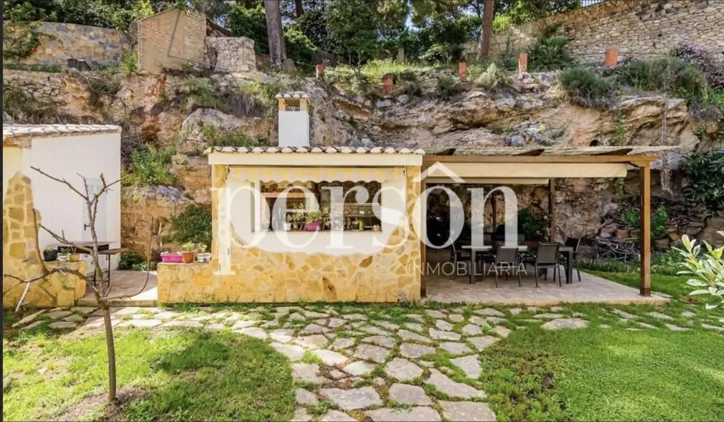 Terrassa de Casa o xalet en venda en Rocafort amb Aire condicionat, Calefacció i Jardí privat