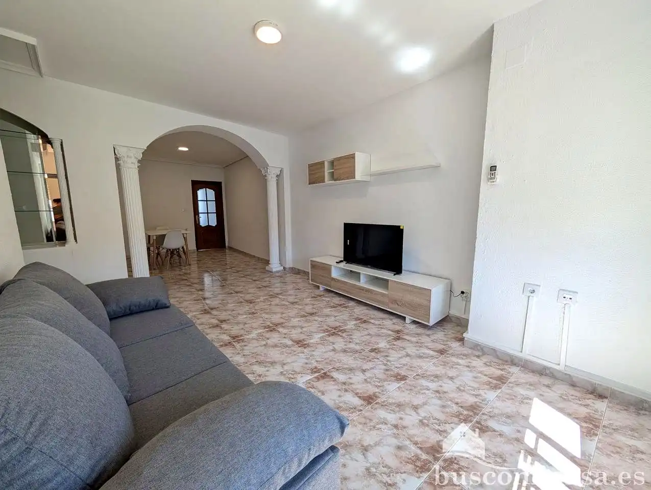Sala de estar de Piso de alquiler en Linares con Aire acondicionado, Calefacción y Terraza