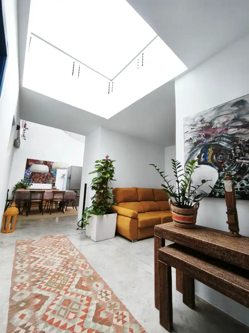 Living room of Detached homes for sale in Las Palmas de Gran Canaria  with Air Conditioner, Terrace and Furnished
